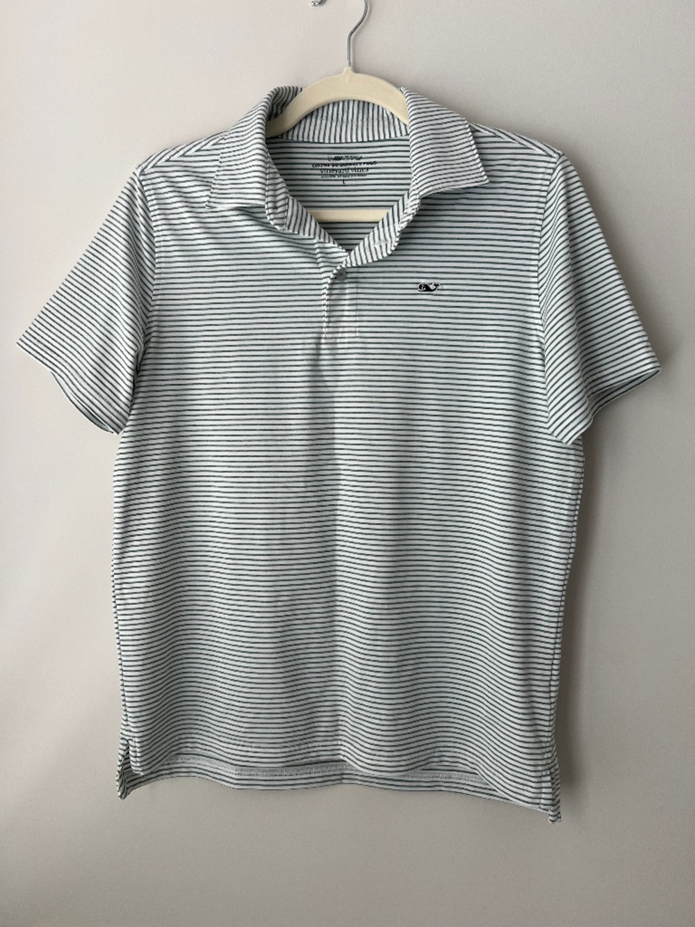 Vineyard Vines Kids On-The-Go Sankaty Striped Polo Size Large